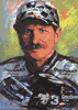 Show product details for Art print sign: Dale Sr. Close Up Nascar print CA080