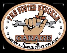 Tin Sign: Busted Knuckle Garage sign CD980