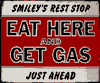 Tin Sign: Smiley's Rest Stop CG529