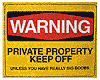 Tin-Sign-Warning-Private-Property-Keep-Off-CG743
