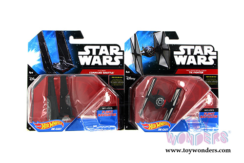 Mattel Hot Wheels - Star Wars Starship Assortment A (Sturdy plastic models, Asstd.) CGW52/998A