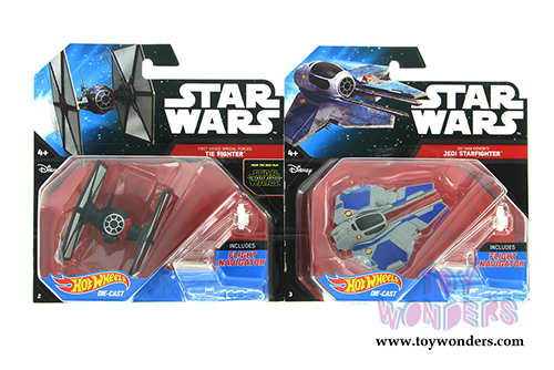 Mattel Hot Wheels - Star Wars Starship Assortment M (Sturdy plastic models, Asstd.) CGW52/999M