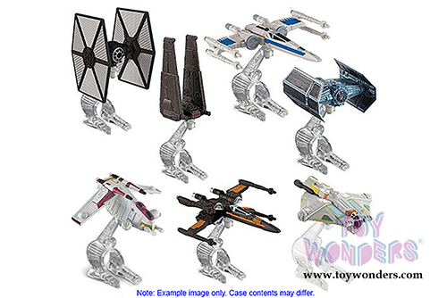 Mattel Hot Wheels - Star Wars Starship Assortment N (Sturdy plastic models, Asstd.) CGW52/999N