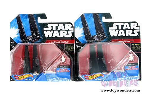 Mattel Hot Wheels - Star Wars Starship Assortment N (Sturdy plastic models, Asstd.) CGW52/999N