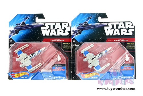 Mattel Hot Wheels - Star Wars Starship Assortment N (Sturdy plastic models, Asstd.) CGW52/999N