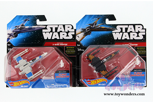 Mattel Hot Wheels - Star Wars Starship Assortment P (Sturdy plastic models, Asstd.) CGW52/999P