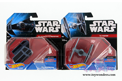 Mattel Hot Wheels - Star Wars Starship Assortment P (Sturdy plastic models, Asstd.) CGW52/999P