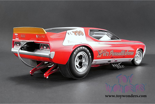 Acme - Vel's Parnelli Jones Ford Mustang #799 Funny Car (1/18 scale diecast model car, Red) CP7496/06