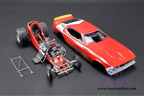 Acme - Vel's Parnelli Jones Ford Mustang #799 Funny Car (1/18 scale diecast model car, Red) CP7496/06