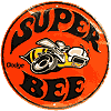 Tin-Sign-Dodge-Super-Bee-Round-Sign-CS60108
