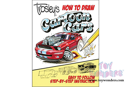 Book - Trosley's How to Draw Cartoon Cars Softcover by Trosley George (144 Pages) CT557