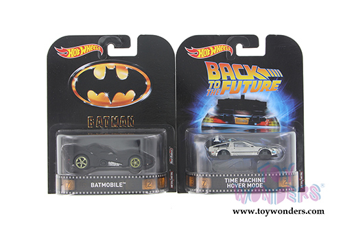 Mattel Hot Wheels - Retro Entertainment Mix 1 Assortment (1/64 scale diecast model car, Asstd.) DMC55/956A