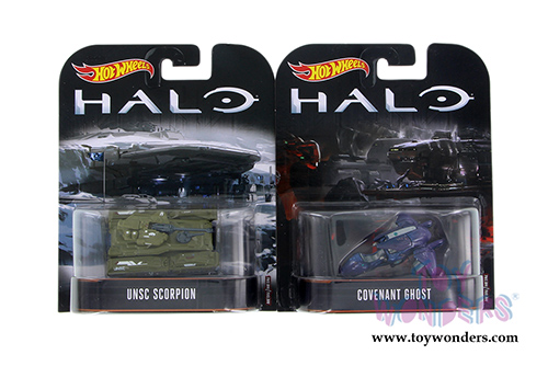 Mattel Hot Wheels - Retro Entertainment Mix 2 HALO Assortment (1/64 scale diecast model car, Asstd.) DMC55/956B