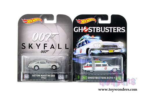 Mattel Hot Wheels - Retro Entertainment Assortment A (1/64 scale diecast model car, Asstd.) DMC55/959A