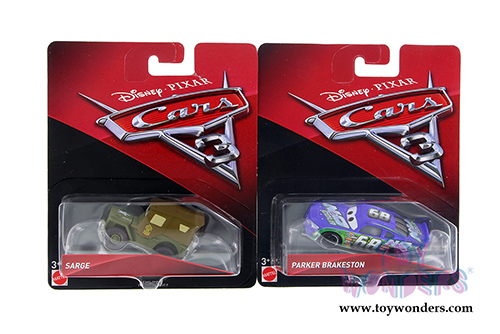 Mattel Disney Pixar - Cars 3 Assortment (1/64 scale diecast model car, Asstd.) DXV29/993L