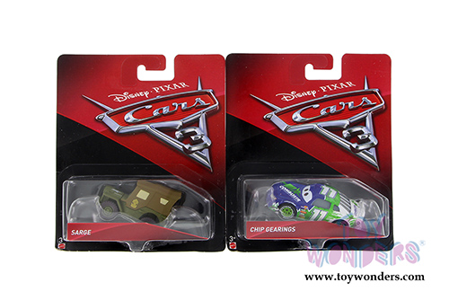 Mattel Disney Pixar - Cars 3 Assortment (1/64 scale diecast model car, Asstd.) DXV29/999A