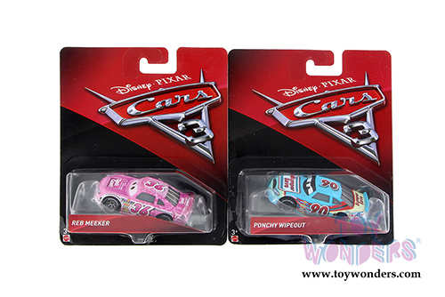 Mattel Disney Pixar - Cars 3 Assortment (1/64 scale diecast model car, Asstd.) DXV29/999A