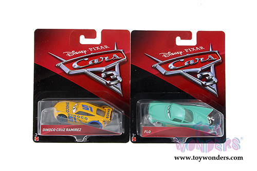 Mattel Disney Pixar - Cars 3 Assortment (1/64 scale diecast model car, Asstd.) DXV29/999A