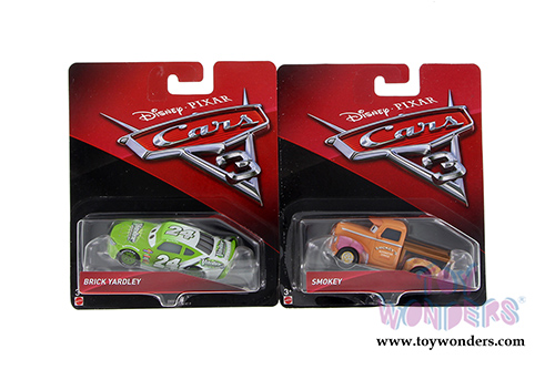 Mattel Disney Pixar - Cars 3 Assortment (1/64 scale diecast model car, Asstd.) DXV29/999A