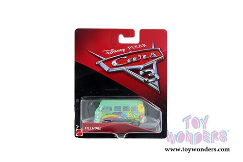 Mattel Disney Pixar - Cars 3 Assortment (1/64 scale diecast model car, Asstd.) DXV29/999B