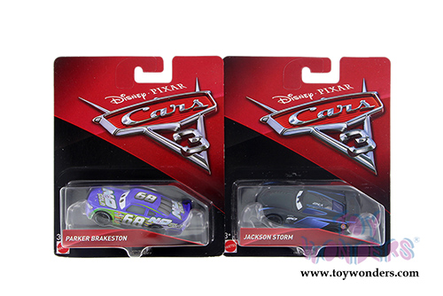 Mattel Disney Pixar - Cars 3 Assortment (1/64 scale diecast model car, Asstd.) DXV29/999B