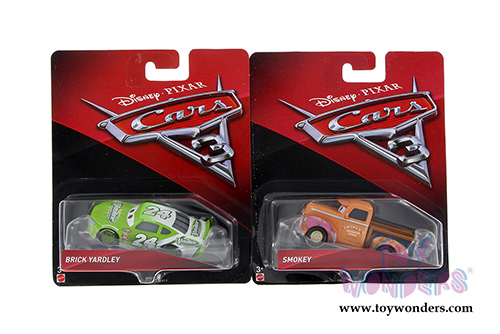 Mattel Disney Pixar - Cars 3 Assortment (1/64 scale diecast model car, Asstd.) DXV29/999B