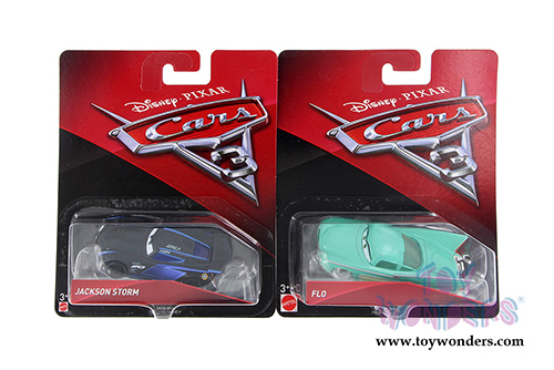 Mattel Disney Pixar - Cars 3 Assortment (1/64 scale diecast model car, Asstd.) FFC73/9993