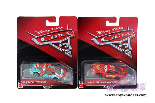 Mattel Disney Pixar - Cars 3 Assortment (1/64 scale diecast model car, Asstd.) FFC73/9993