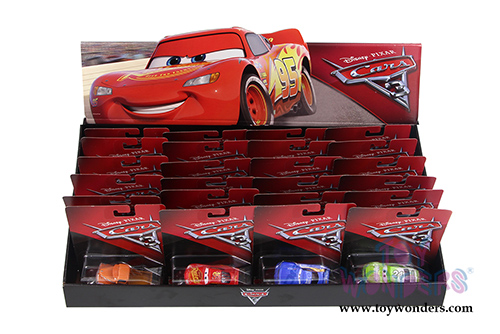 Mattel Disney Pixar - Cars 3 Assortment (1/64 scale diecast model car, Asstd.) FFC73/9993