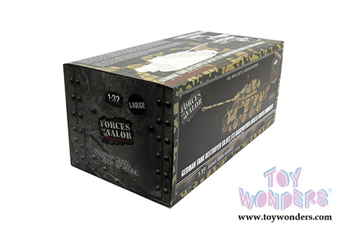 Forces of Valor - German Tank Destroyer Sd.Kfz.173 Jagdpanther Ausf.G1 (With Zimmerit) (1/32 scale diecast model car, Camouflage Desert) FOV-801007A