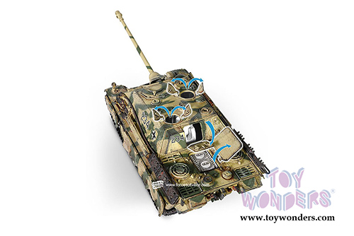Forces of Valor - German Tank Destroyer Sd.Kfz.173 Jagdpanther Ausf.G1 (With Zimmerit) (1/32 scale diecast model car, Camouflage Desert) FOV-801007A