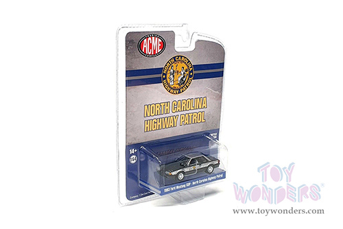 Greenlight/ACME - Ford Mustang SSP - North Carolina Highway Patrol (1993, 1/64 scale diecast model car, Black/Silver) GL51495