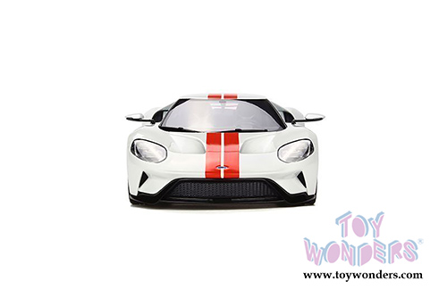 GT Spirit - Ford GT Hardtop (2017, 1/18 scale resin model car, Frozen White) GT097