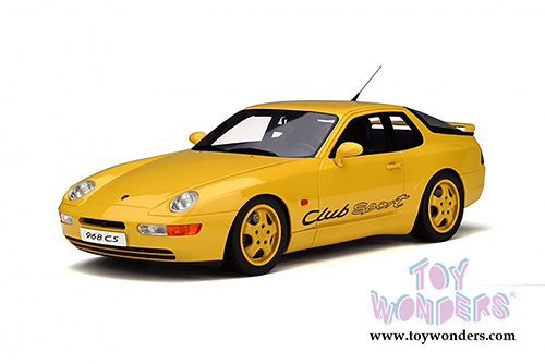 GT Spirit - Porsche 968 Club Sport Hard Top (1/18 scale resin model car, Yellow) GT129