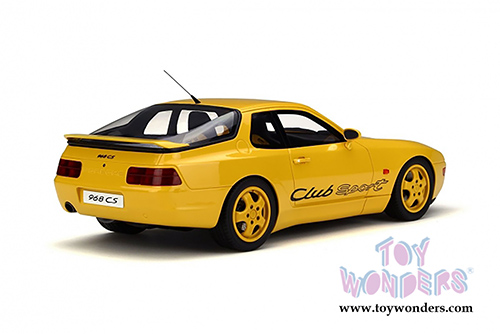GT Spirit - Porsche 968 Club Sport Hard Top (1/18 scale resin model car, Yellow) GT129