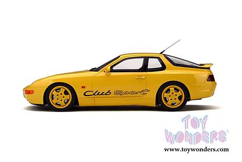 GT Spirit - Porsche 968 Club Sport Hard Top (1/18 scale resin model car, Yellow) GT129