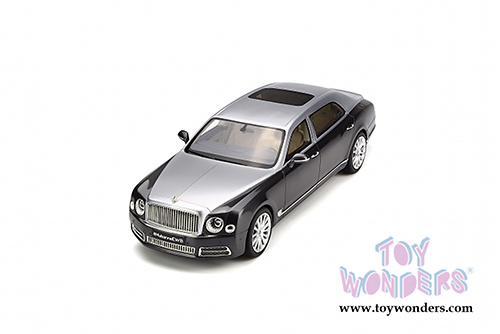 GT Spirit - Bentley Mulsanne EWR Hard Top (1/18 scale resin model car, Dark Gray/Silver) GT148