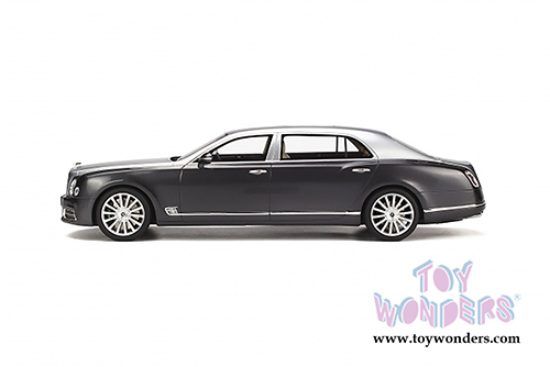 GT Spirit - Bentley Mulsanne EWR Hard Top (1/18 scale resin model car, Dark Gray/Silver) GT148