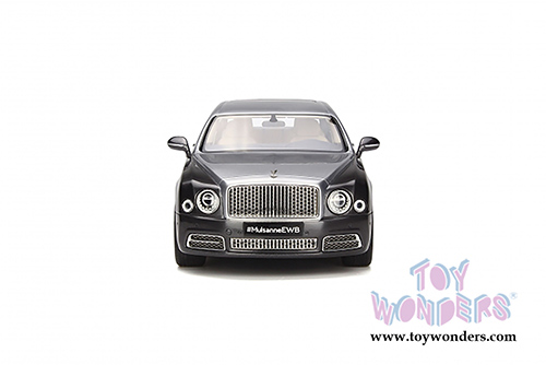GT Spirit - Bentley Mulsanne EWR Hard Top (1/18 scale resin model car, Dark Gray/Silver) GT148