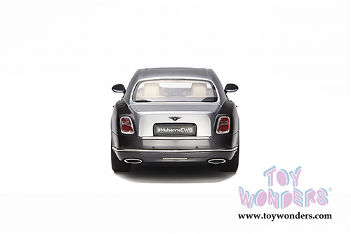 GT Spirit - Bentley Mulsanne EWR Hard Top (1/18 scale resin model car, Dark Gray/Silver) GT148