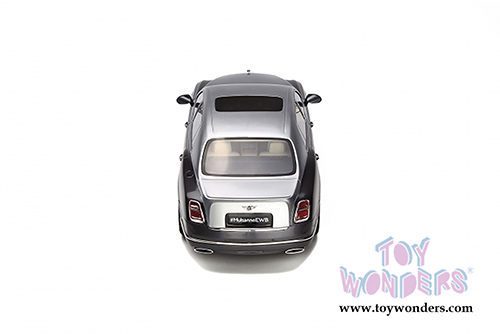 GT Spirit - Bentley Mulsanne EWR Hard Top (1/18 scale resin model car, Dark Gray/Silver) GT148
