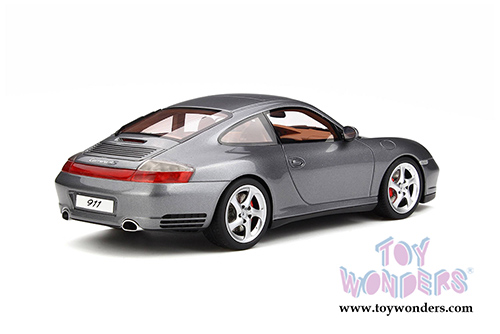 GT Spirit - Porsche 911 (996) Carrera 4S (2002, 1/18 scale resin model car, Seal Grey Metallic) GT182