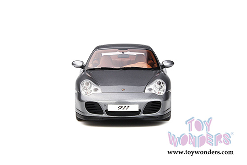 GT Spirit - Porsche 911 (996) Carrera 4S (2002, 1/18 scale resin model car, Seal Grey Metallic) GT182