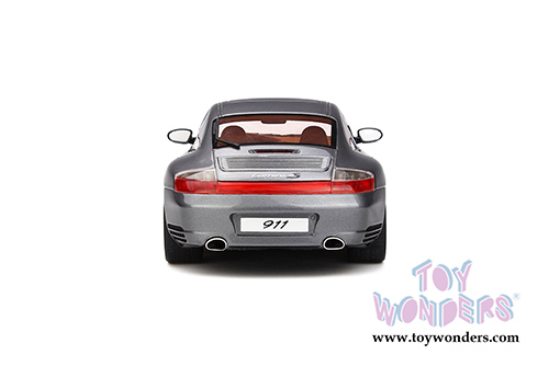 GT Spirit - Porsche 911 (996) Carrera 4S (2002, 1/18 scale resin model car, Seal Grey Metallic) GT182