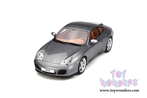 GT Spirit - Porsche 911 (996) Carrera 4S (2002, 1/18 scale resin model car, Seal Grey Metallic) GT182