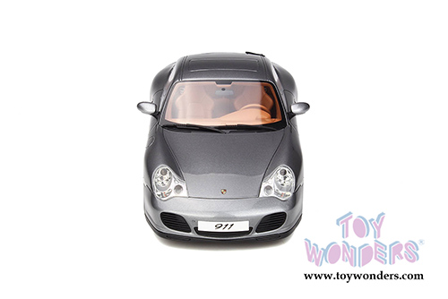 GT Spirit - Porsche 911 (996) Carrera 4S (2002, 1/18 scale resin model car, Seal Grey Metallic) GT182