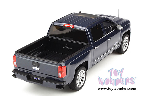 GT Spirit - Chevrolet Silverado Pickup Truck (2018, 1/18 scale resin model car, Steel Blue Metallic) GT212