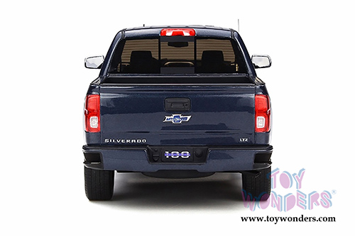 GT Spirit - Chevrolet Silverado Pickup Truck (2018, 1/18 scale resin model car, Steel Blue Metallic) GT212