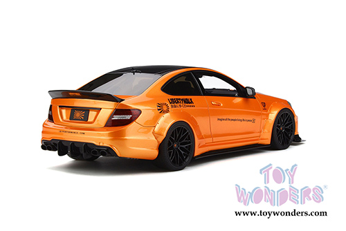 GT Spirit - Mercedes-Benz C63 LB Works (1/18 scale resin model car, Metallic Orange) GT215