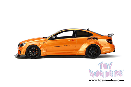 GT Spirit - Mercedes-Benz C63 LB Works (1/18 scale resin model car, Metallic Orange) GT215